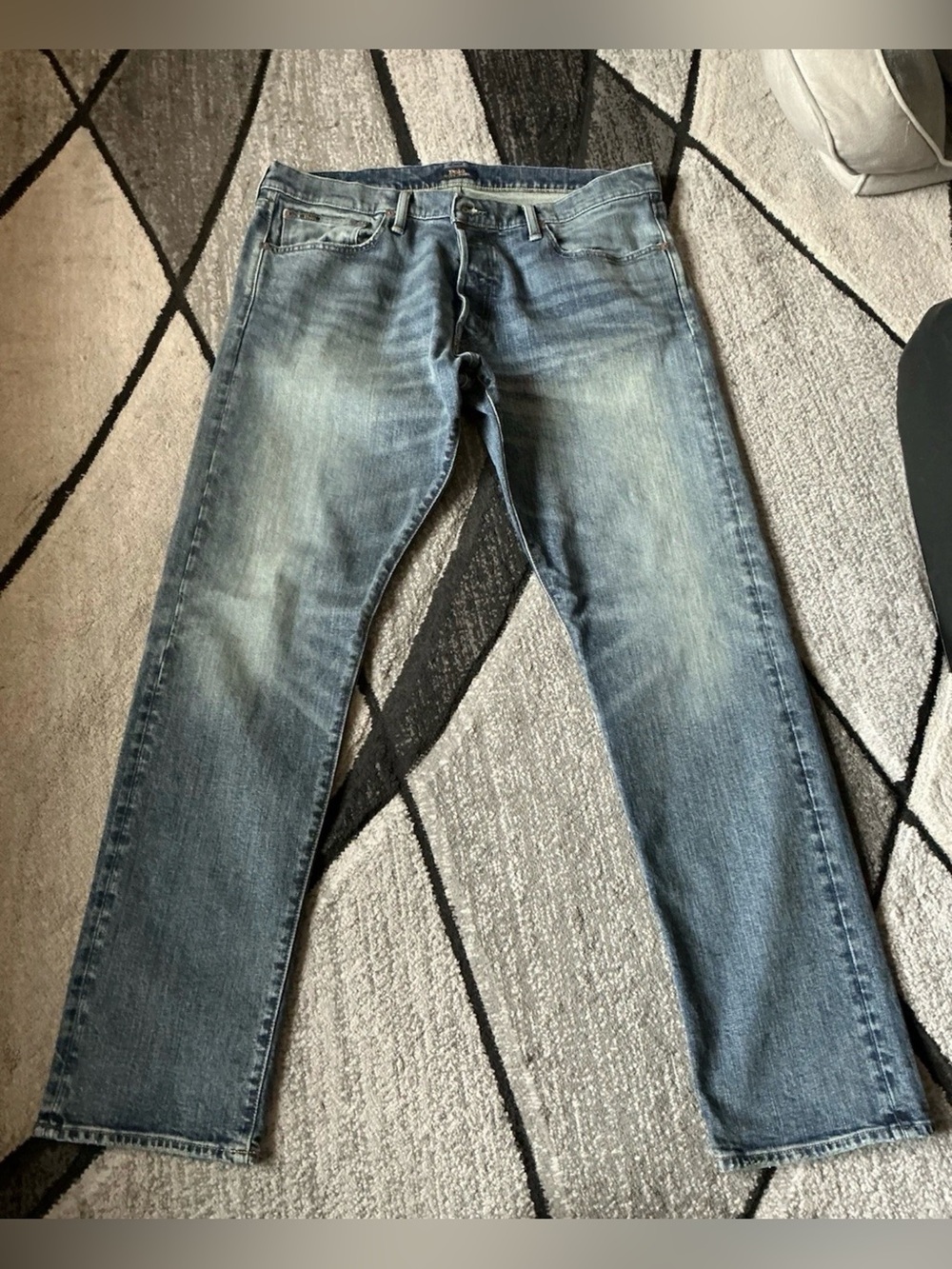 Size 36 x 32 - Polo Ralph Lauren Sullivan Slim Medium Blue Denim Jeans